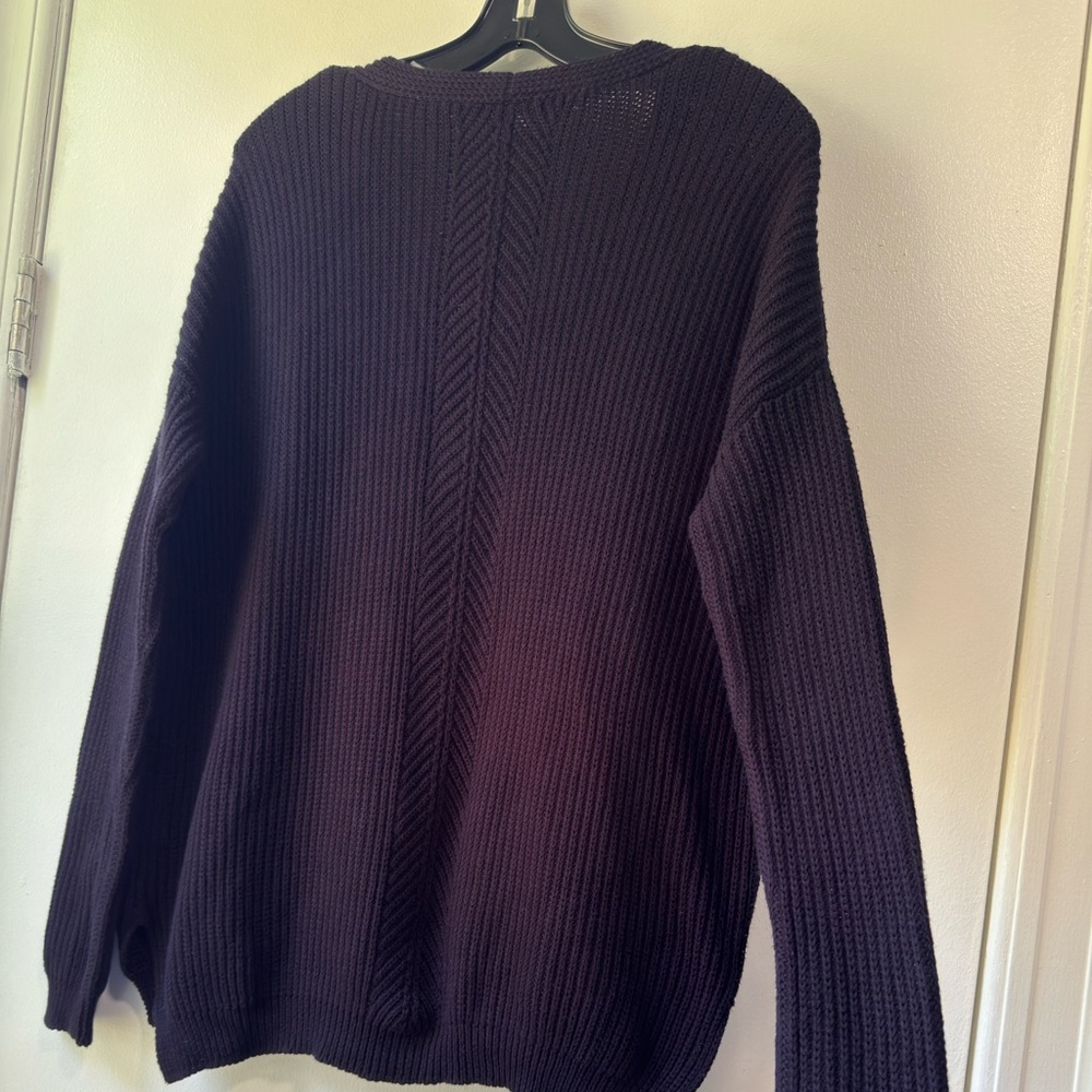 Vince Women's 100% Cotton V-Neck Sweater - Picture 10 of 13